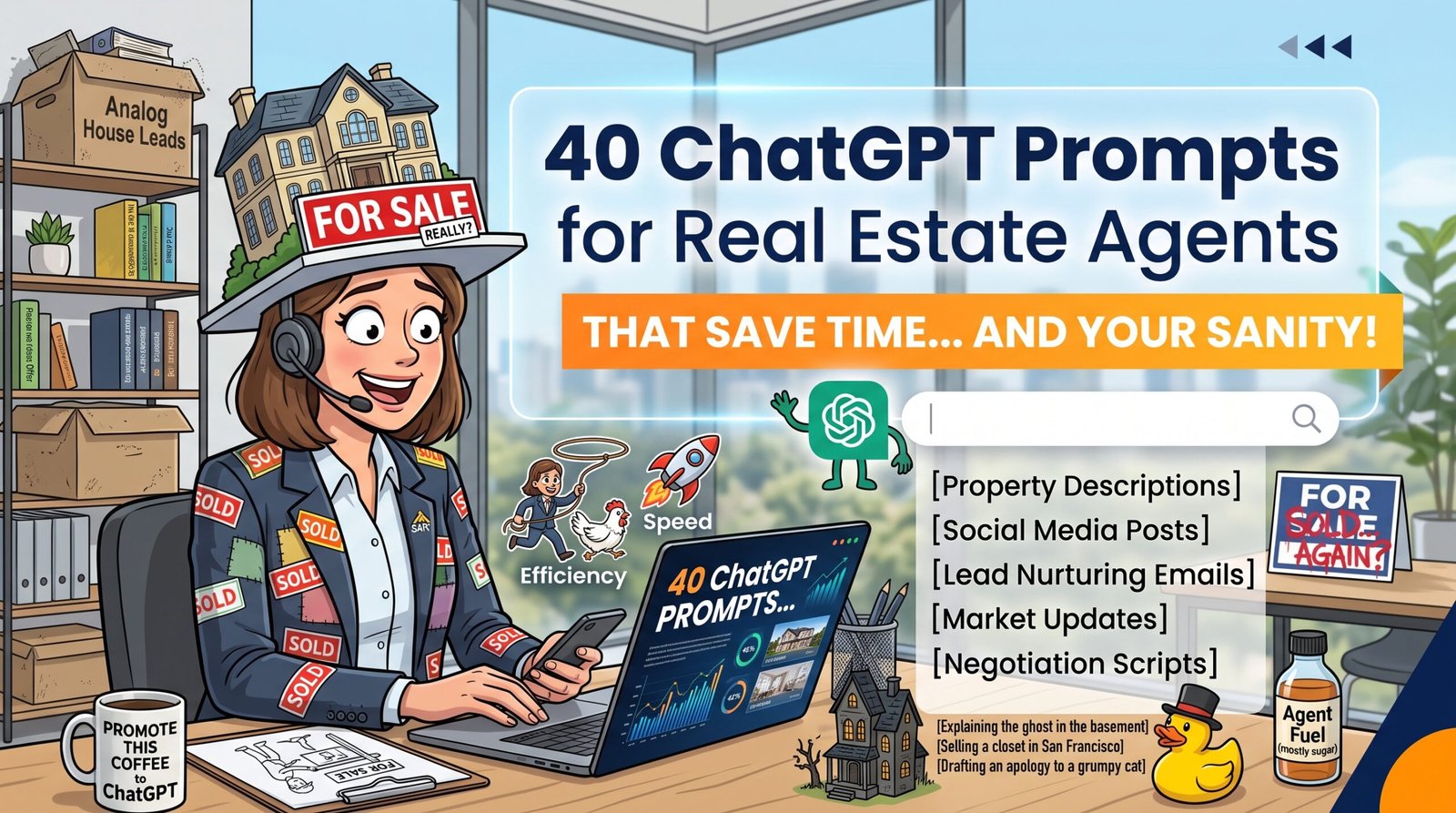 40 ChatGPT Prompts for Real Estate Agents That Save Time